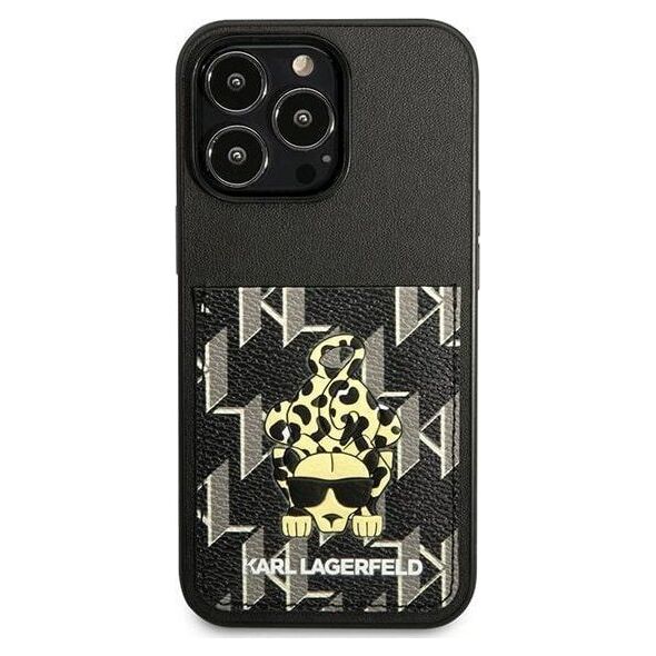 Karl Lagerfeld Karl Lagerfeld KLHCP13LCANCNK iPhone 13 Pro / 13 6,1" hardcase czarny/black Karlimals Cardslot