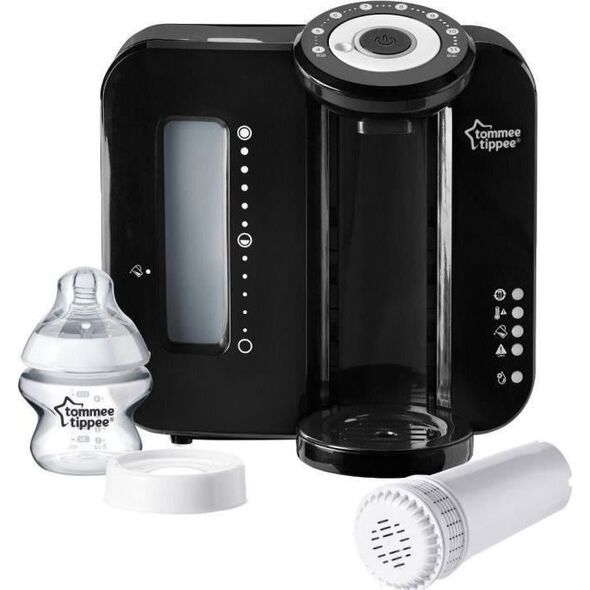Tommee Tippee TOMMEE TIPPEE Perfect Prep - podgrzewacz do butelek - nowa funkcja hot shot - czarna