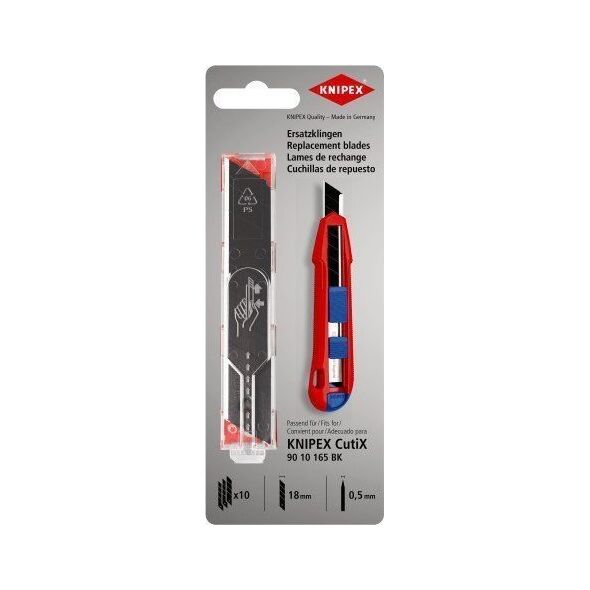 Knipex ZAPASOWE OSTRZE DO 90 10 165 BK, 10SZT.