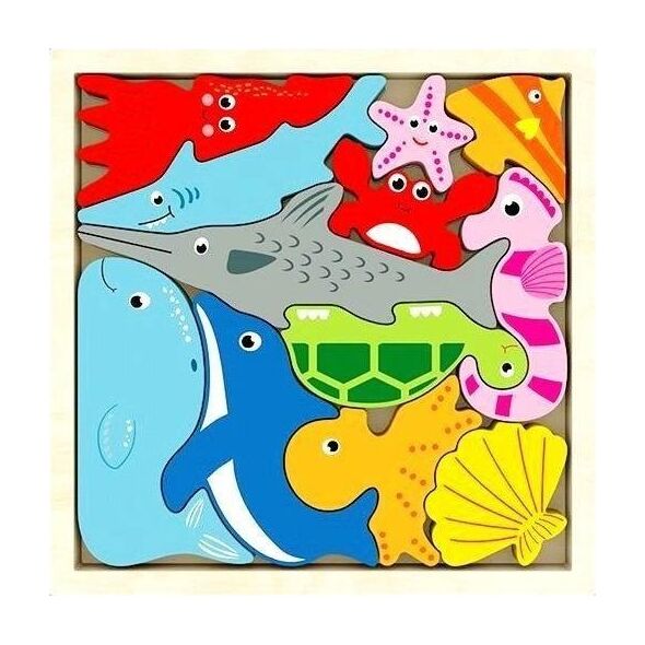 Swede Puzzle drewniane Zwierzęta