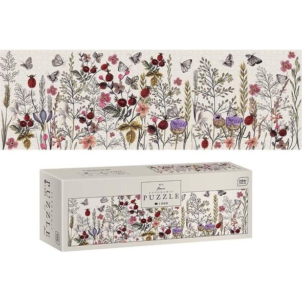 Interdruk Puzzle panorama 1000 Flowers 1