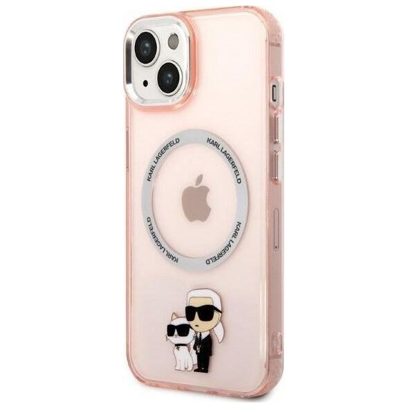 Karl Lagerfeld Karl Lagerfeld IML NFT Karl & Choupette MagSafe - Etui iPhone 14 (różowy)