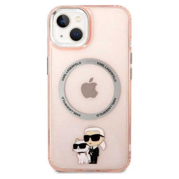 Karl Lagerfeld Karl Lagerfeld IML NFT Karl & Choupette MagSafe - Etui iPhone 14 (różowy)