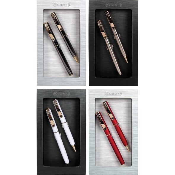 Cresco Zestaw Pióro + Długopis CLASSIC w etui GIFT BOX