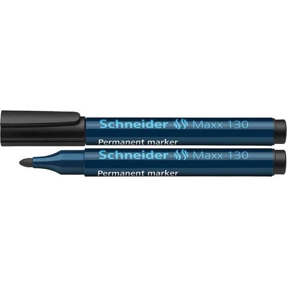 Schneider Marker permanentny okrągły czarny (10szt)