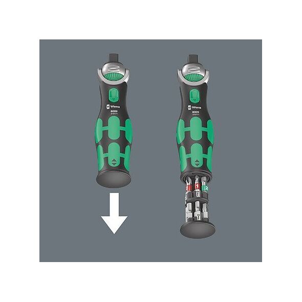Wiertło Wera WERA ZESTAW KOŃCÓWEK Z GRZECHOTKĄ 3/8" 13cz. 8009 ZYKLOP POCKET IMPERIAL SET1