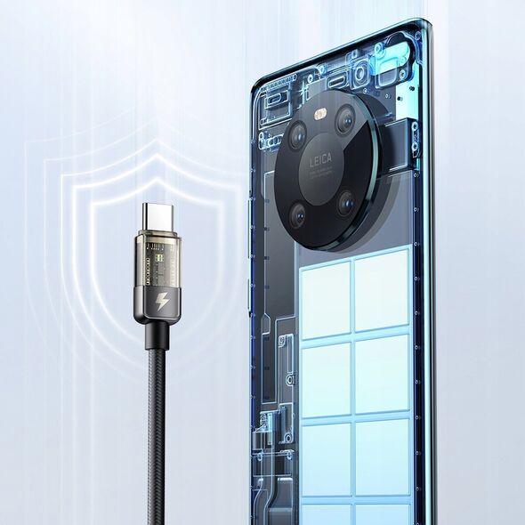 Kabel USB Mcdodo USB-C - USB-C 1.2 m Czarny (CA-2840)