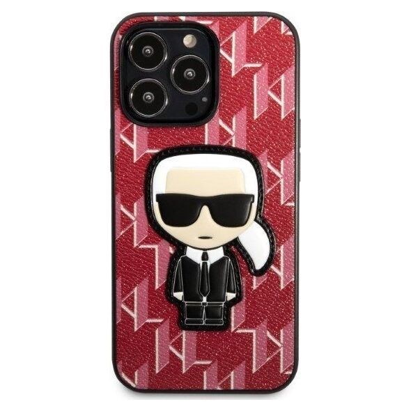Karl Lagerfeld Etui Karl Lagerfeld KLHCP13XPMNIKPI Apple iPhone 13 Pro Max hardcase czerwony/red Monogram Ikonik Patch