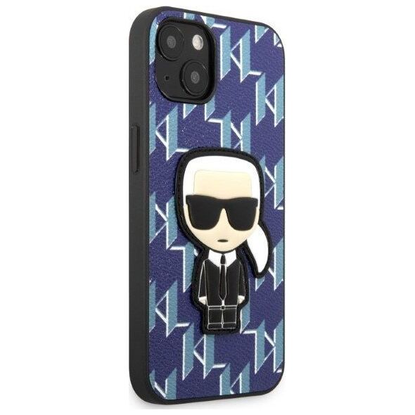 Karl Lagerfeld Etui Karl Lagerfeld KLHCP13SPMNIKBL Apple iPhone 13 mini hardcase niebieski/blue Monogram Ikonik Patch