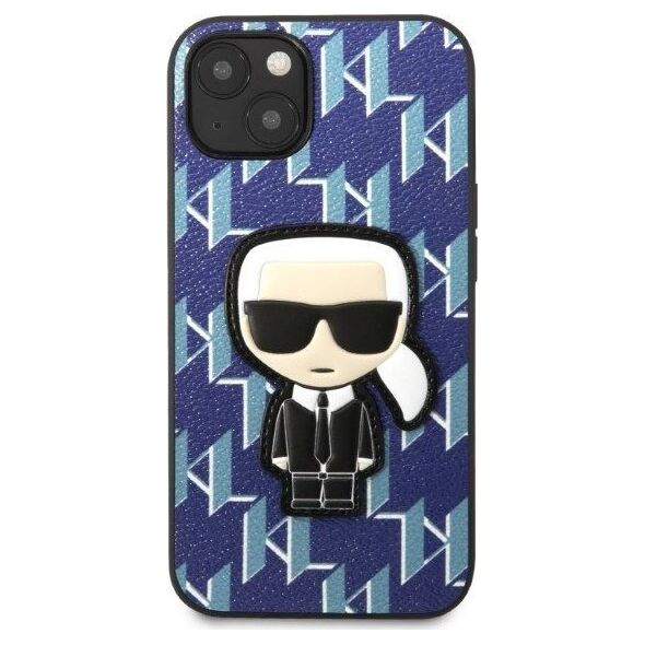Karl Lagerfeld Etui Karl Lagerfeld KLHCP13MPMNIKBL Apple iPhone 13 hardcase niebieski/blue Monogram Ikonik Patch