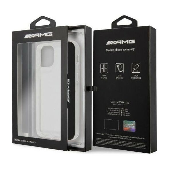 Mercedes AMG AMHCP12MTVLBR iPhone 12/12 Pro 6,1" transparent hardcase Electroplate Vertical