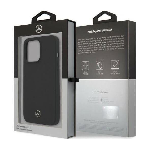 Mercedes Mercedes MEHMP13XSILBK iPhone 13 Pro Max 6,7" czarny/black hardcase Silicone Magsafe