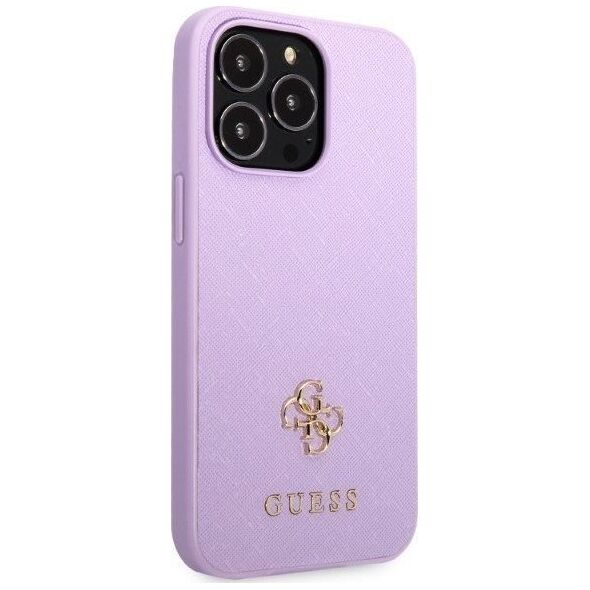 Guess Etui Guess GUHCP13XPS4MU Apple iPhone 13 Pro Max purpurowy/purple hardcase Saffiano 4G Small Metal Logo