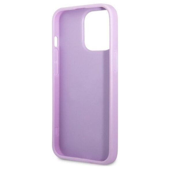 Guess Etui Guess GUHCP13XPS4MU Apple iPhone 13 Pro Max purpurowy/purple hardcase Saffiano 4G Small Metal Logo