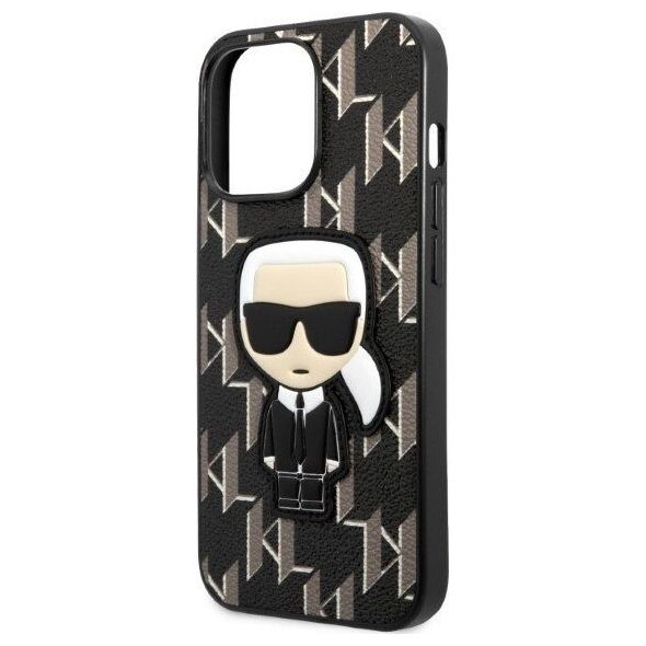 Karl Lagerfeld Etui Karl Lagerfeld KLHCP13LPMNIKBK Apple iPhone 13 Pro hardcase czarny/black Monogram Ikonik Patch