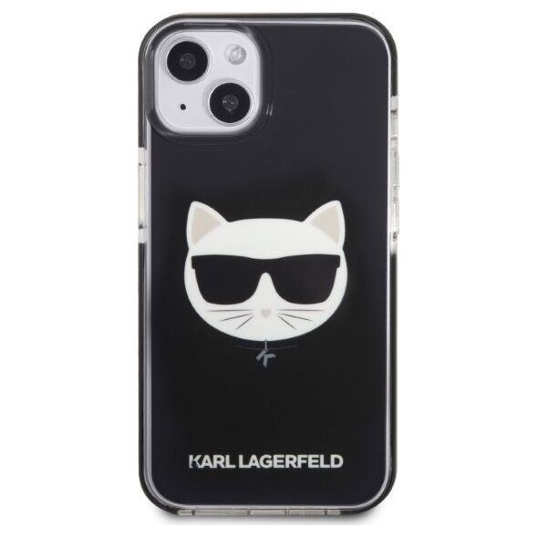 Karl Lagerfeld Etui Karl Lagerfeld KLHCP13MTPECK Apple iPhone 13 hardcase czarny/black Choupette Head