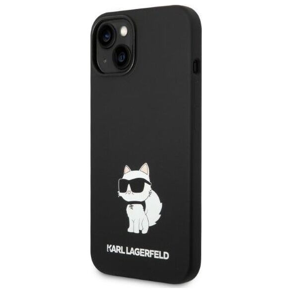 Karl Lagerfeld Etui Karl Lagerfeld KLHMP14MSNCHBCKApple iPhone 14 Plus hardcase czarny/black Silicone Choupette MagSafe