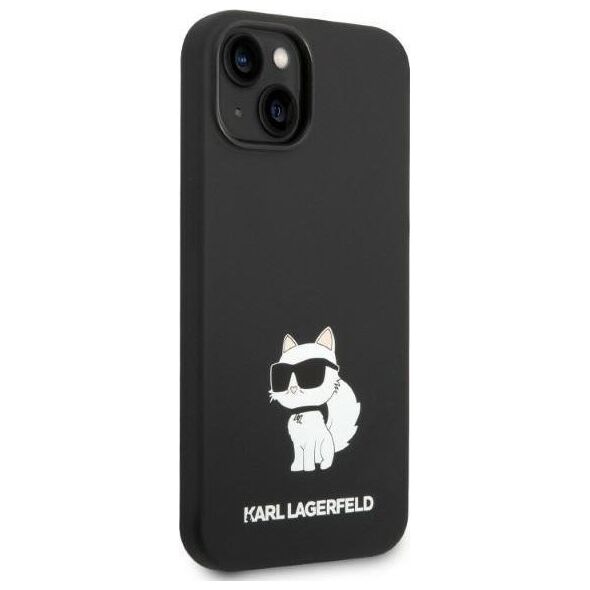 Karl Lagerfeld Etui Karl Lagerfeld KLHMP14MSNCHBCKApple iPhone 14 Plus hardcase czarny/black Silicone Choupette MagSafe