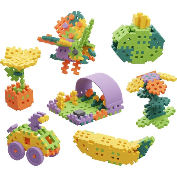 Marioinex ECO Klocki MARIOINEX WAFLE MINI 200e Botanik green