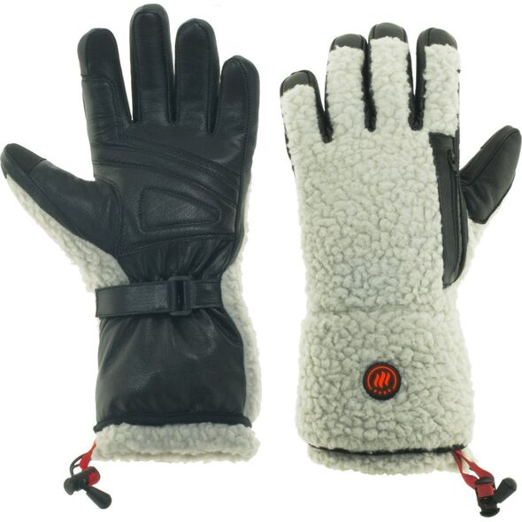Glovii Ogrzewane rękawiczki w stylu shearling, GS3 rozmiar L