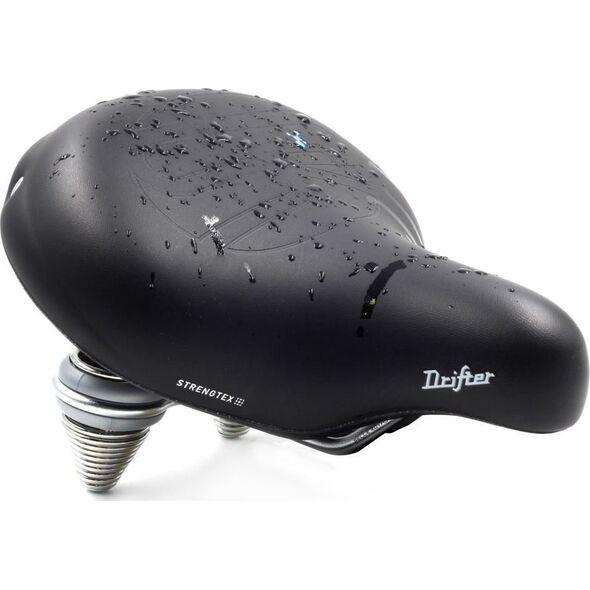 Selle Royal Siodło SELLEROYAL PREMIUM RELAXED 90st. DRIFTER STRENGTEX unisex żelowe + sprężyny czarne (NEW 2023)