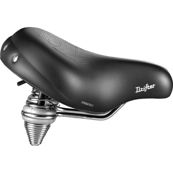 Selle Royal Siodło SELLEROYAL PREMIUM RELAXED 90st. DRIFTER STRENGTEX unisex żelowe + sprężyny czarne (NEW 2023)