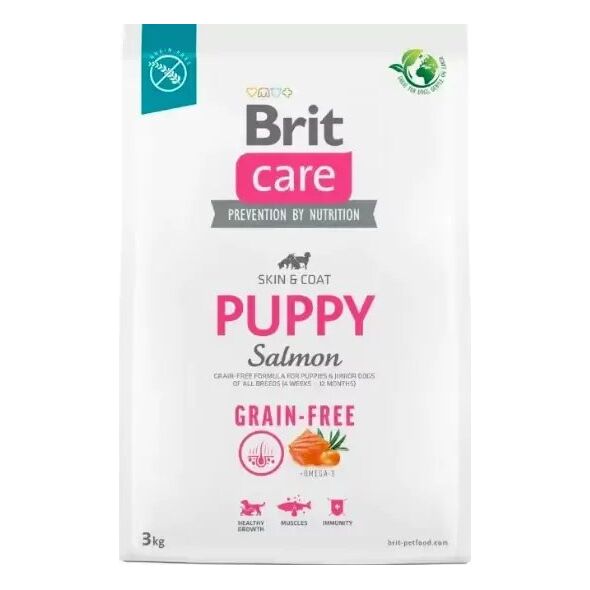 Brit Sucha karma dla psa Care Dog Grain-Free Puppy Salmon 3 kg