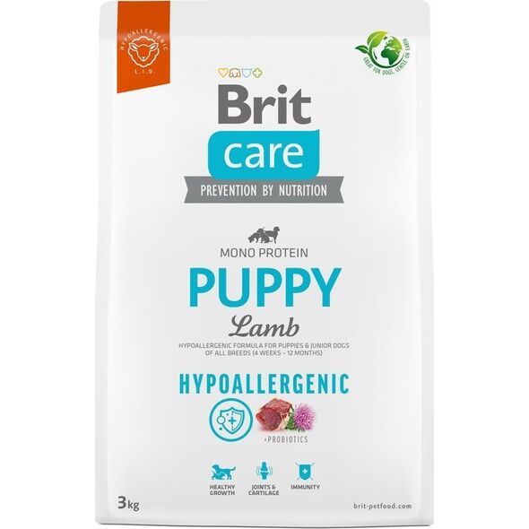 Brit Brit Care Dog Hypoallergenic Puppy Lamb 3kg