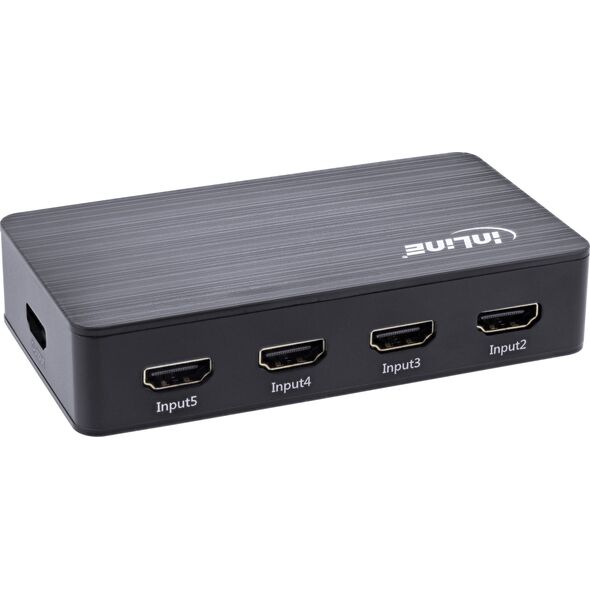 InLine InLine® HDMI Switch, 5 port, 4K2K@60Hz, HDCP 2.2