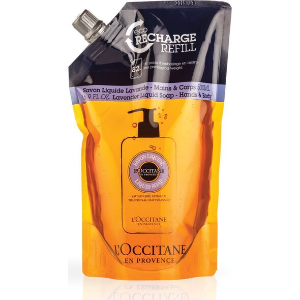 L’Occitane L~OCCITANE LAVENDER LIQUID SOAP HANDS&BODY 500ML REFILL