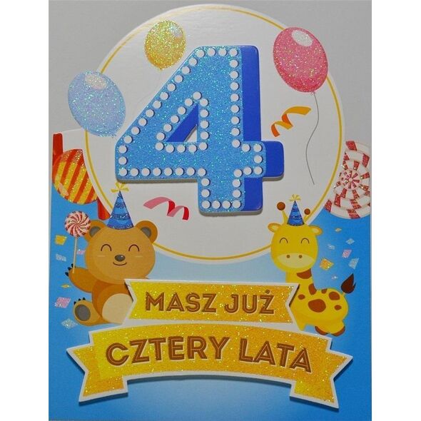 Yeku Karnet Urodziny 4