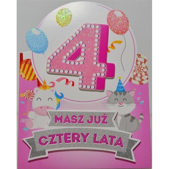Yeku Karnet Urodziny 4