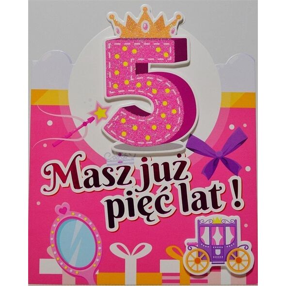 Yeku Karnet Urodziny 5