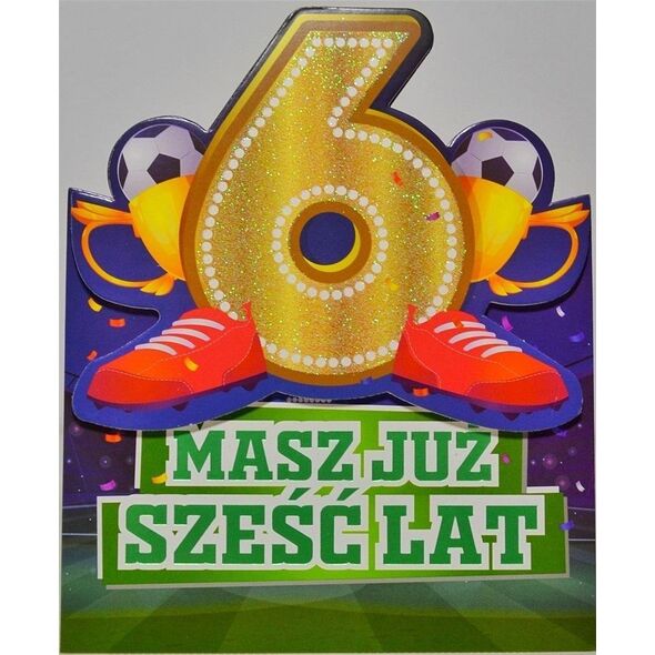 Yeku Karnet Urodziny 6