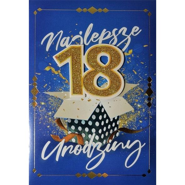 Yeku Karnet Urodziny 18