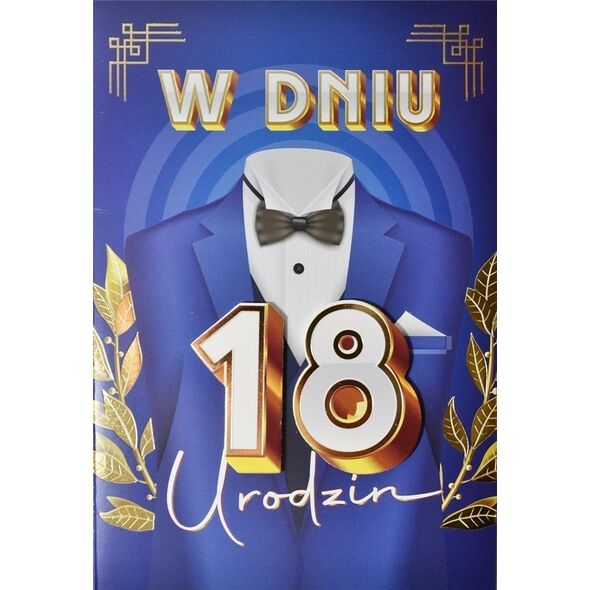 Yeku Karnet Urodziny 18