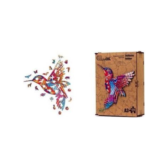 Maksik Puzzle drewniane Delikatny Koliber PuzA3-00717