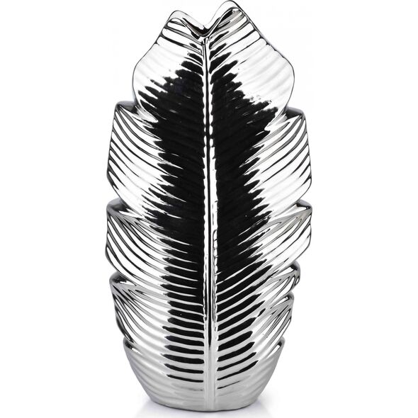 Mondex LEAF SILVER WAZON 7,5x17xh35cm