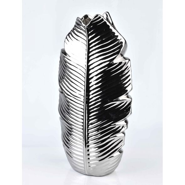 Mondex LEAF SILVER WAZON 7,5x17xh35cm