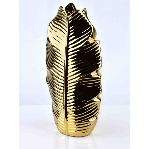 Mondex LEAF GOLD WAZON 7,5x17xh35cm