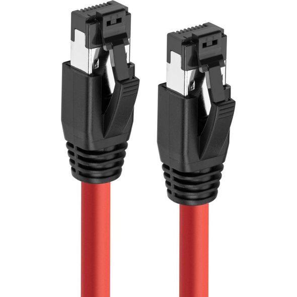 MicroConnect CAT8.1 S/FTP 0,50m Red LSZH