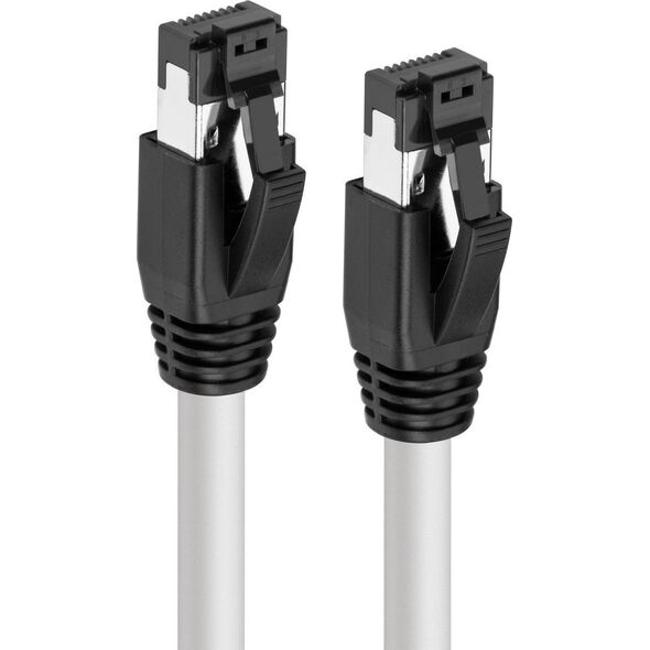 MicroConnect CAT8.1 S/FTP 0,25m White LSZH