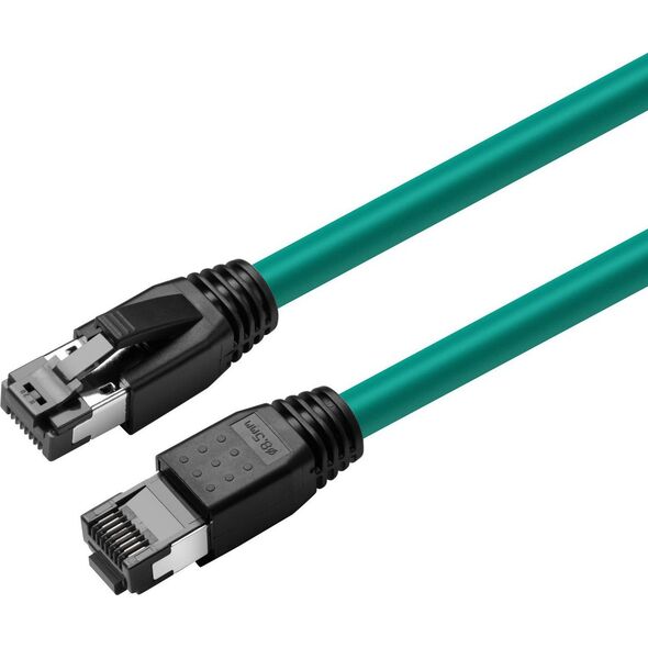 MicroConnect CAT8.1 S/FTP 0,25m Green LSZH