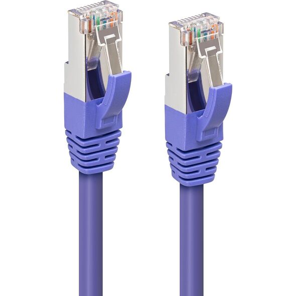 MicroConnect CAT6A S/FTP 3m Purple LSZH