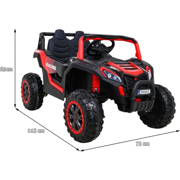 Ramiz Auto na akumulator Buggy UTV 2000M Racing Czerwony
