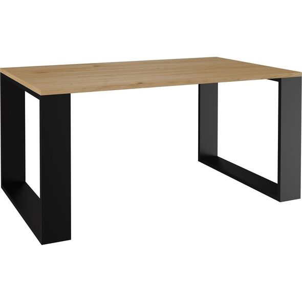 Lumarko Stolik Kawowy Ława Salon Loft Modern Dąb Artisan - Czerń!