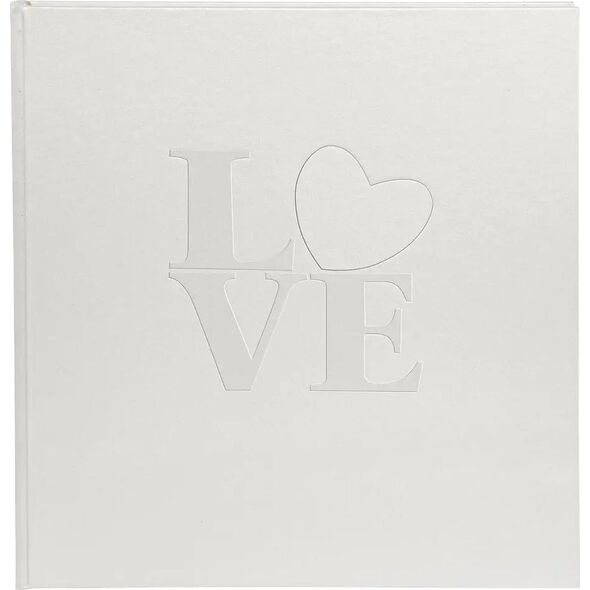 Goldbuch Album GOLDBUCH 08118 White Love 30x31cm 60 pages |white sheets| corner/splits [V]