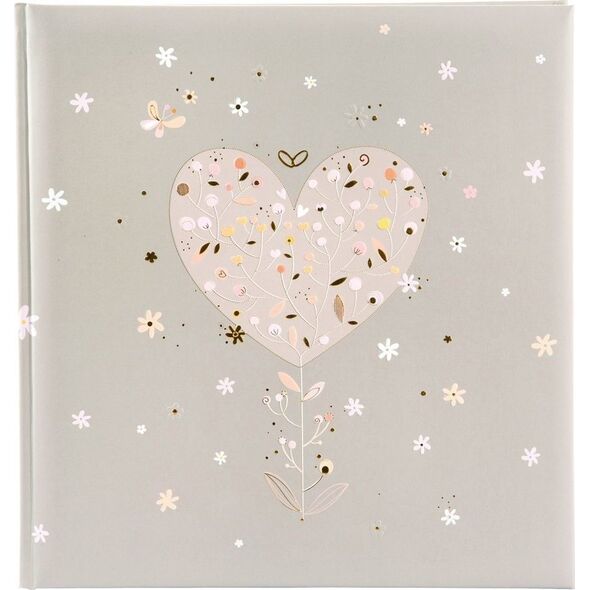 Goldbuch Album GOLDBUCH 08184 Elegant Heart 30x31cm 60 pages |white sheets| corner/splits