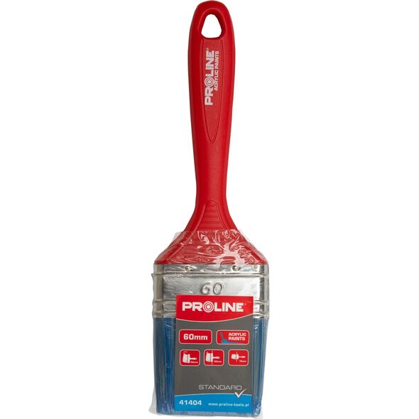 Pro-Line Pędzel płaski standard 20mm,rączka plastik,akryl,proline