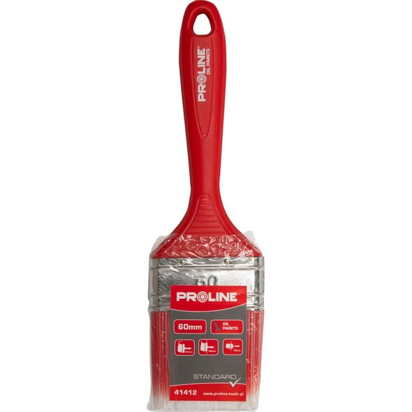 Pro-Line Pędzel płaski standard 30mm,rączka plastik,olej,proline